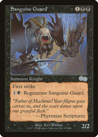 Sanguine Guard [Urza's Saga] | Cracking-Singles