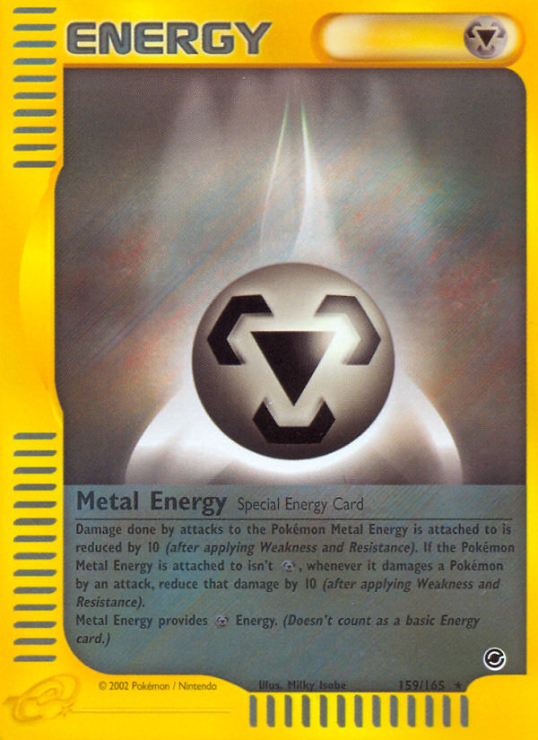 Metal Energy (159/165) [Expedition: Base Set] | Cracking-Singles