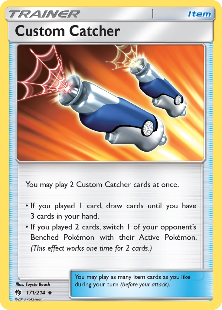 Custom Catcher (171/214) [Sun & Moon: Lost Thunder] | Cracking-Singles