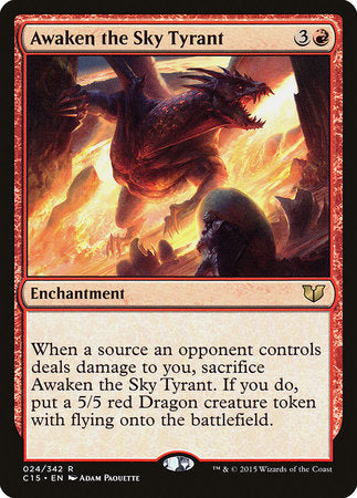 Awaken the Sky Tyrant [Commander 2015] | Cracking-Singles