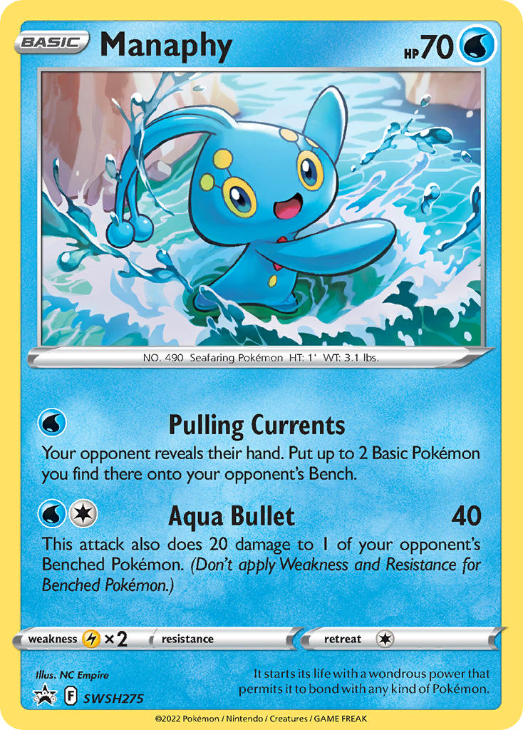 Manaphy (SWSH275) [Sword & Shield: Black Star Promos] | Cracking-Singles