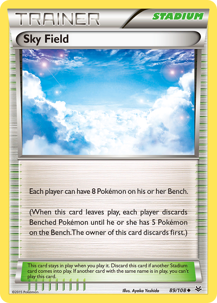 Sky Field (89/108) [XY: Roaring Skies] | Cracking-Singles