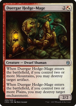 Duergar Hedge-Mage [Commander Anthology] | Cracking-Singles