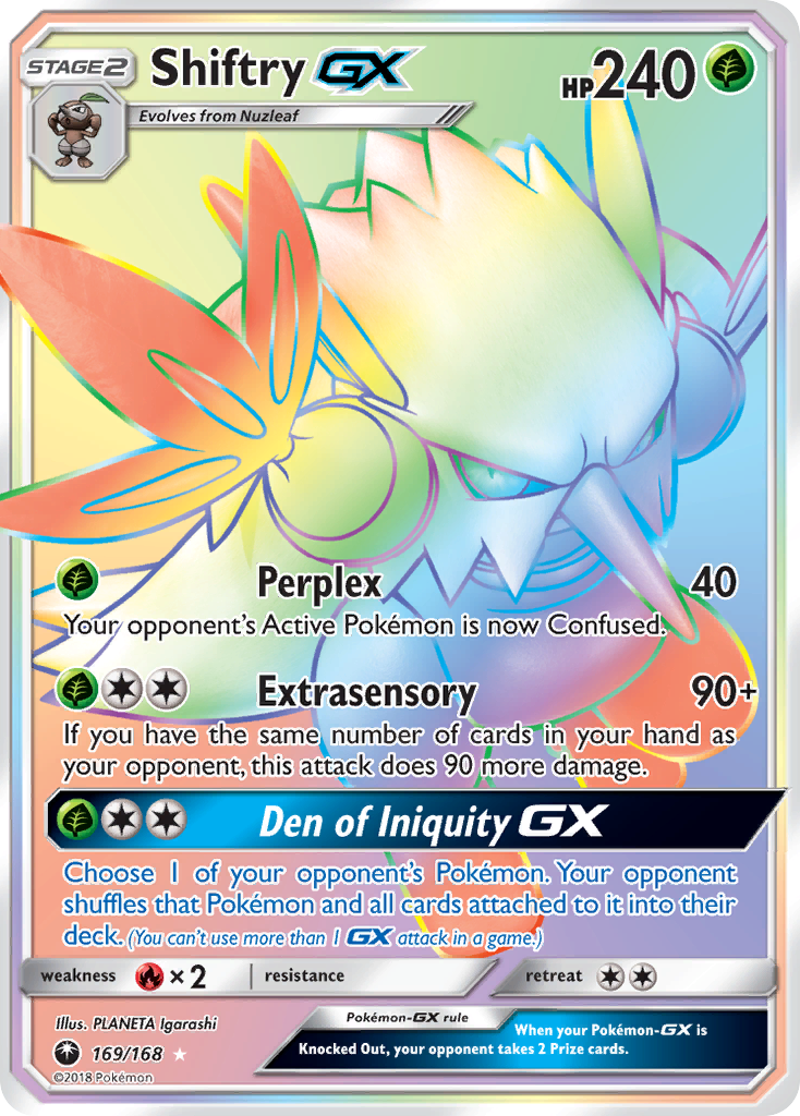 Shiftry GX (169/168) [Sun & Moon: Celestial Storm] | Cracking-Singles