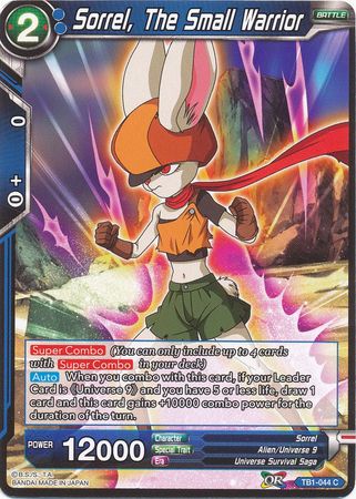 Sorrel, The Small Warrior [TB1-044] | Cracking-Singles