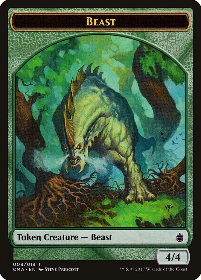 Beast (008/019) [Commander Anthology Tokens] | Cracking-Singles