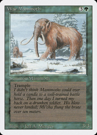 War Mammoth [Revised Edition] | Cracking-Singles