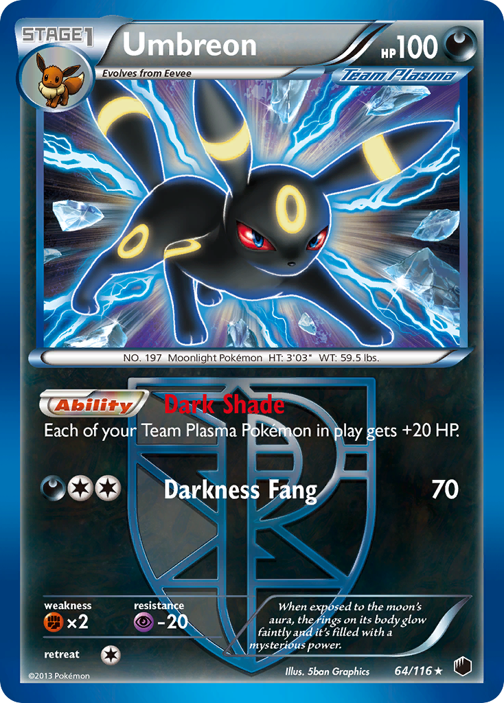 Umbreon (64/116) [Black & White: Plasma Freeze] | Cracking-Singles