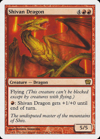 Shivan Dragon [Ninth Edition] | Cracking-Singles