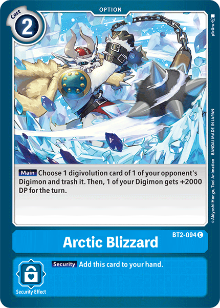 Arctic Blizzard [BT2-094] [Release Special Booster Ver.1.5] | Cracking-Singles