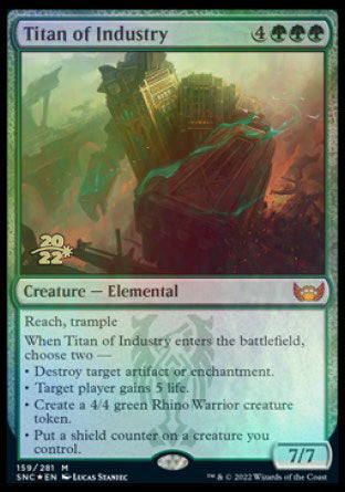 Titan of Industry [Streets of New Capenna Prerelease Promos] | Cracking-Singles