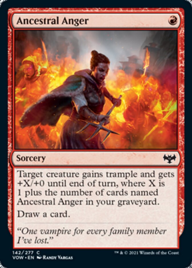 Ancestral Anger [Innistrad: Crimson Vow] | Cracking-Singles