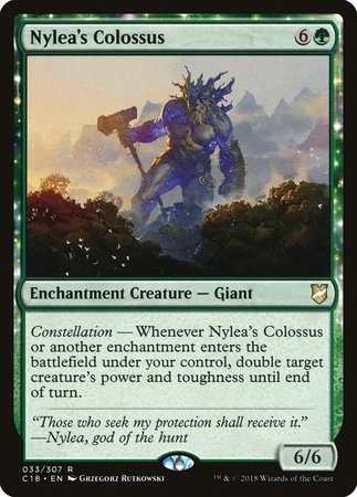 Nylea's Colossus [Commander 2018] | Cracking-Singles