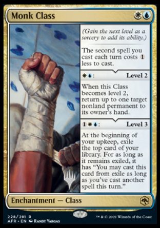 Monk Class (Promo Pack) [Dungeons & Dragons: Adventures in the Forgotten Realms Promos] | Cracking-Singles