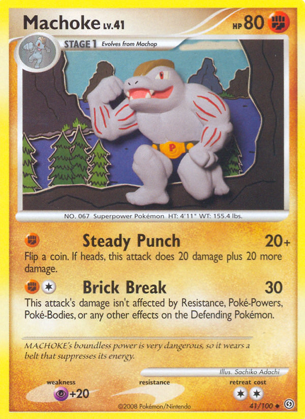 Machoke (41/100) [Diamond & Pearl: Stormfront] | Cracking-Singles