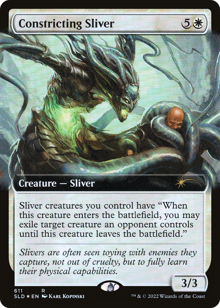 Constricting Sliver (Extended Art) [Secret Lair Drop Promos] | Cracking-Singles