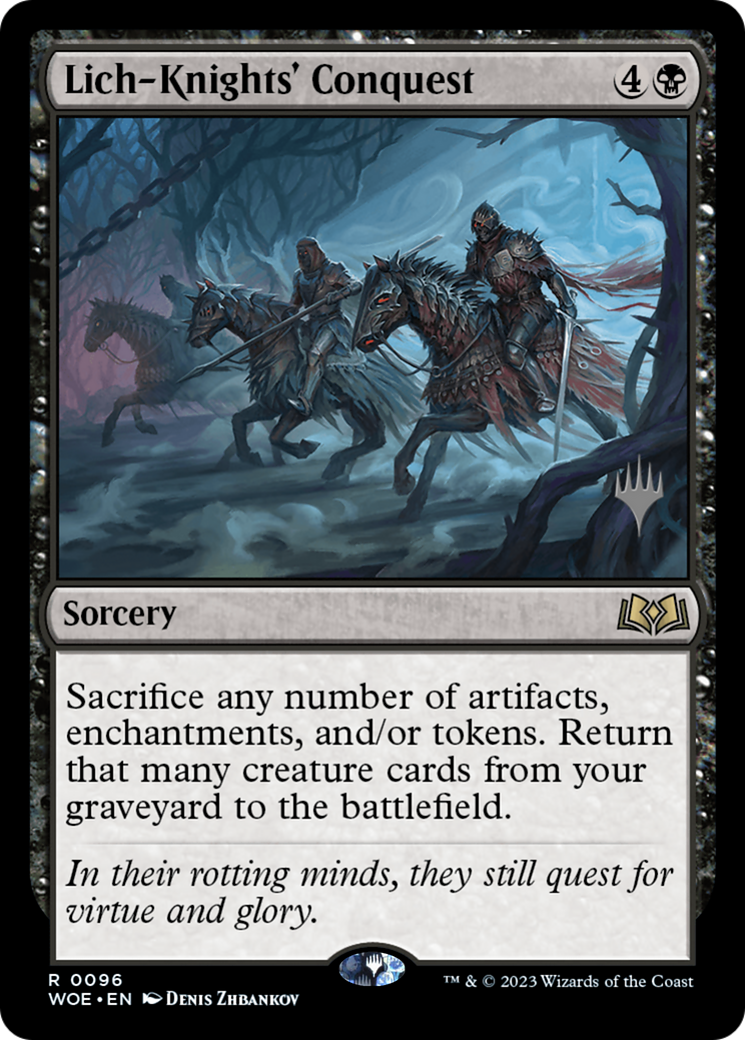 Lich-Knights' Conquest (Promo Pack) [Wilds of Eldraine Promos] | Cracking-Singles