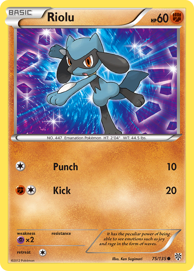 Riolu (75/135) [Black & White: Plasma Storm] | Cracking-Singles