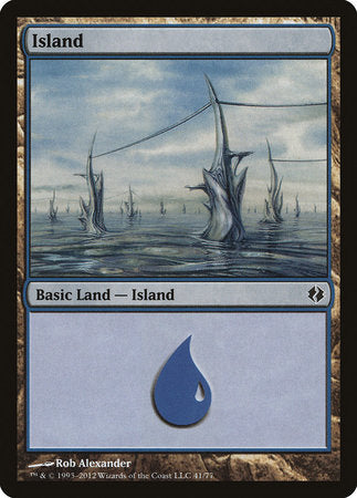 Island (41) [Duel Decks: Venser vs. Koth] | Cracking-Singles