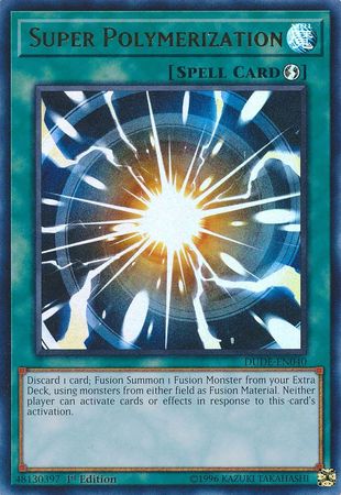 Super Polymerization [DUDE-EN040] Ultra Rare | Cracking-Singles