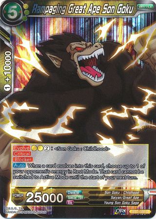 Rampaging Great Ape Son Goku [BT3-089] | Cracking-Singles