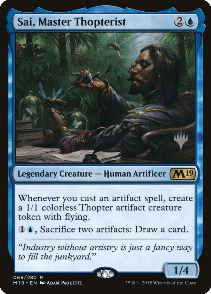 Sai, Master Thopterist [Core Set 2019 Promos] | Cracking-Singles