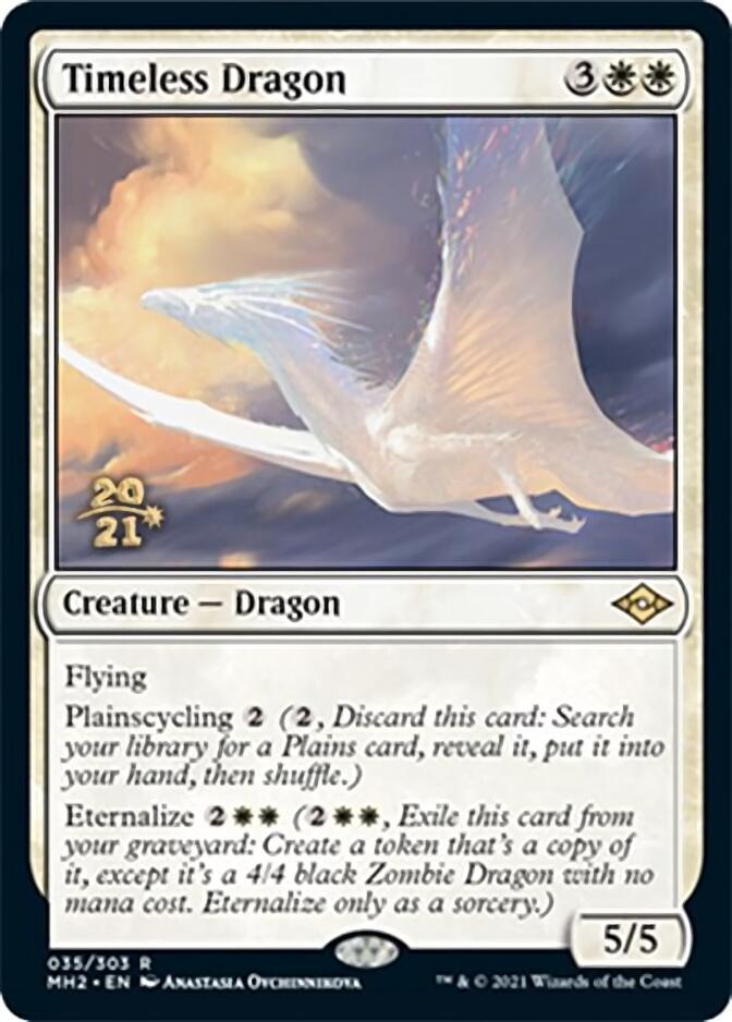 Timeless Dragon [Modern Horizons 2 Prerelease Promos] | Cracking-Singles