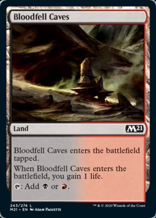 Bloodfell Caves [Core Set 2021] | Cracking-Singles