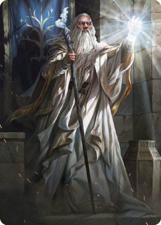 Gandalf the White Art Card [The Lord of the Rings: Tales of Middle-earth Art Series] | Cracking-Singles