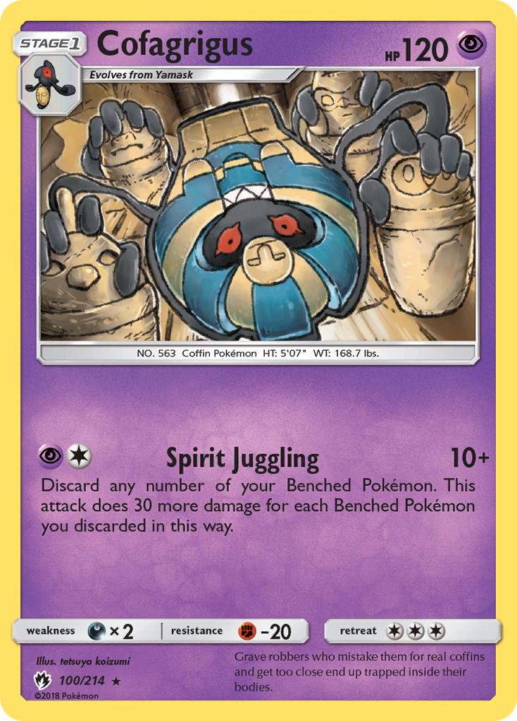 Cofagrigus (100/214) [Sun & Moon: Lost Thunder] | Cracking-Singles