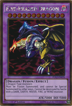 Five-Headed Dragon [PGL2-EN078] Gold Rare | Cracking-Singles