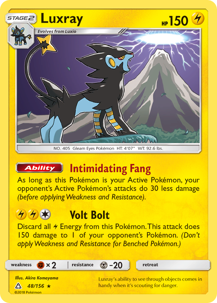 Luxray (48/156) [Sun & Moon: Ultra Prism] | Cracking-Singles