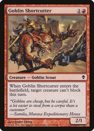 Goblin Shortcutter [Zendikar] | Cracking-Singles