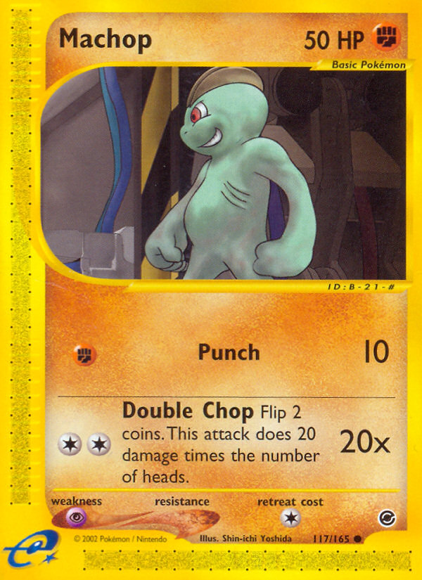 Machop (117/165) [Expedition: Base Set] | Cracking-Singles