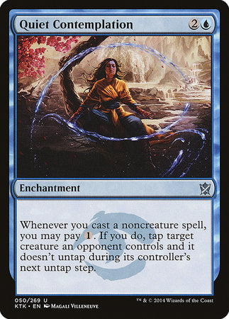 Quiet Contemplation [Khans of Tarkir] | Cracking-Singles