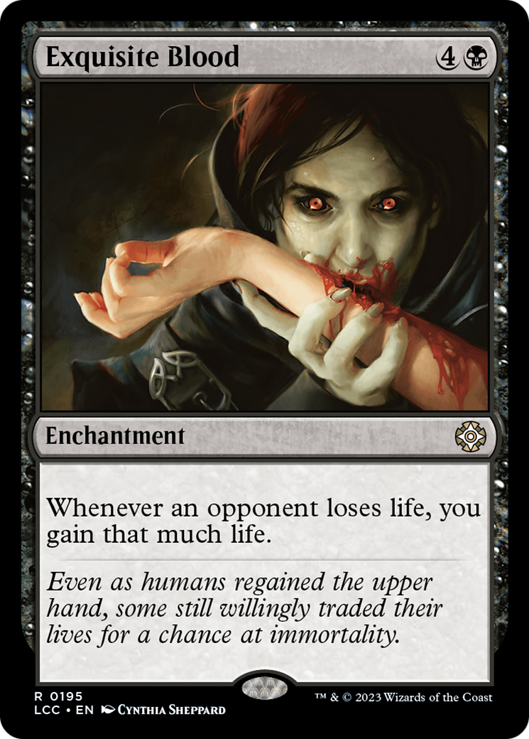 Exquisite Blood [The Lost Caverns of Ixalan Commander] | Cracking-Singles