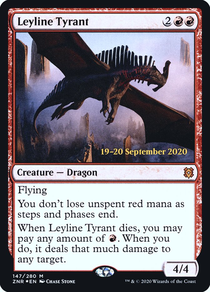 Leyline Tyrant  [Zendikar Rising Prerelease Promos] | Cracking-Singles