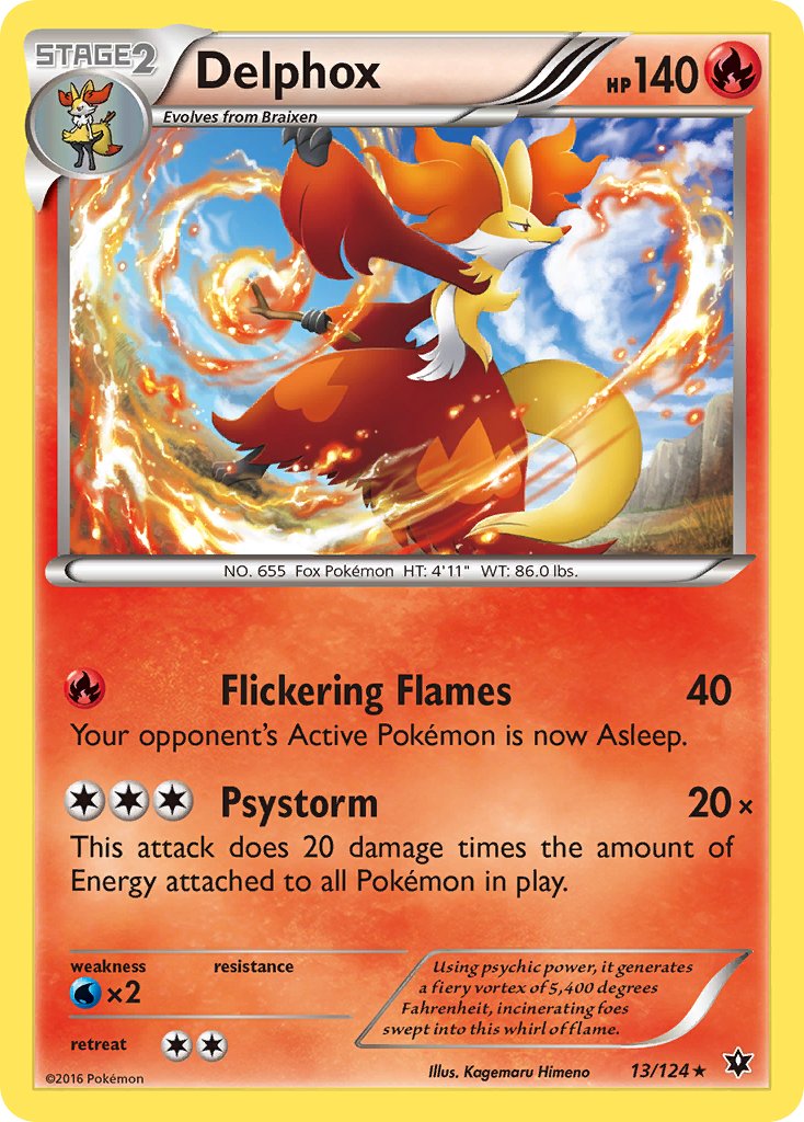 Delphox (13/124) (Theme Deck Exclusive) [XY: Fates Collide] | Cracking-Singles