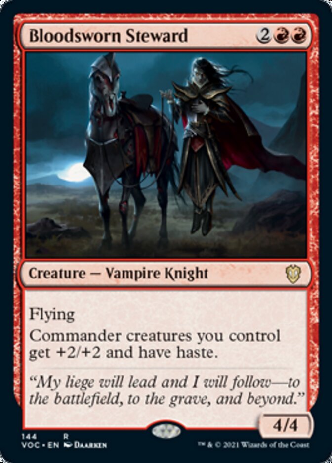 Bloodsworn Steward [Innistrad: Crimson Vow Commander] | Cracking-Singles