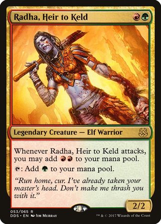 Radha, Heir to Keld [Duel Decks: Mind vs. Might] | Cracking-Singles