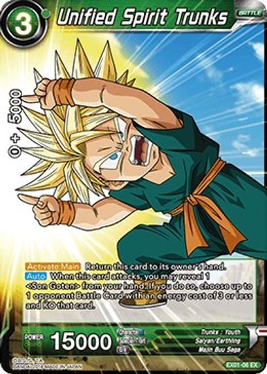 Unified Spirit Trunks (EX01-06) [Mighty Heroes] | Cracking-Singles