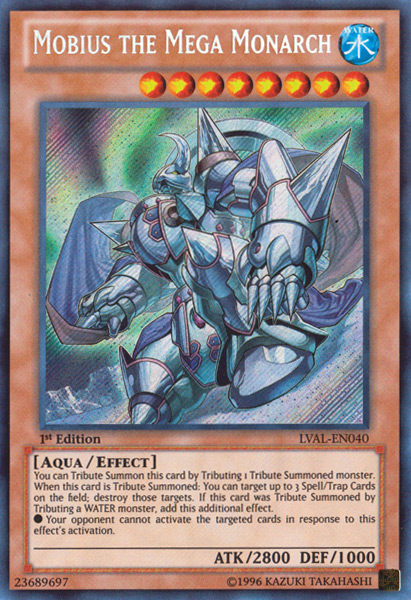 Mobius the Mega Monarch [LVAL-EN040] Secret Rare | Cracking-Singles