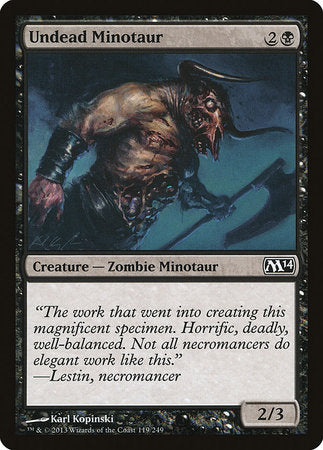 Undead Minotaur [Magic 2014] | Cracking-Singles