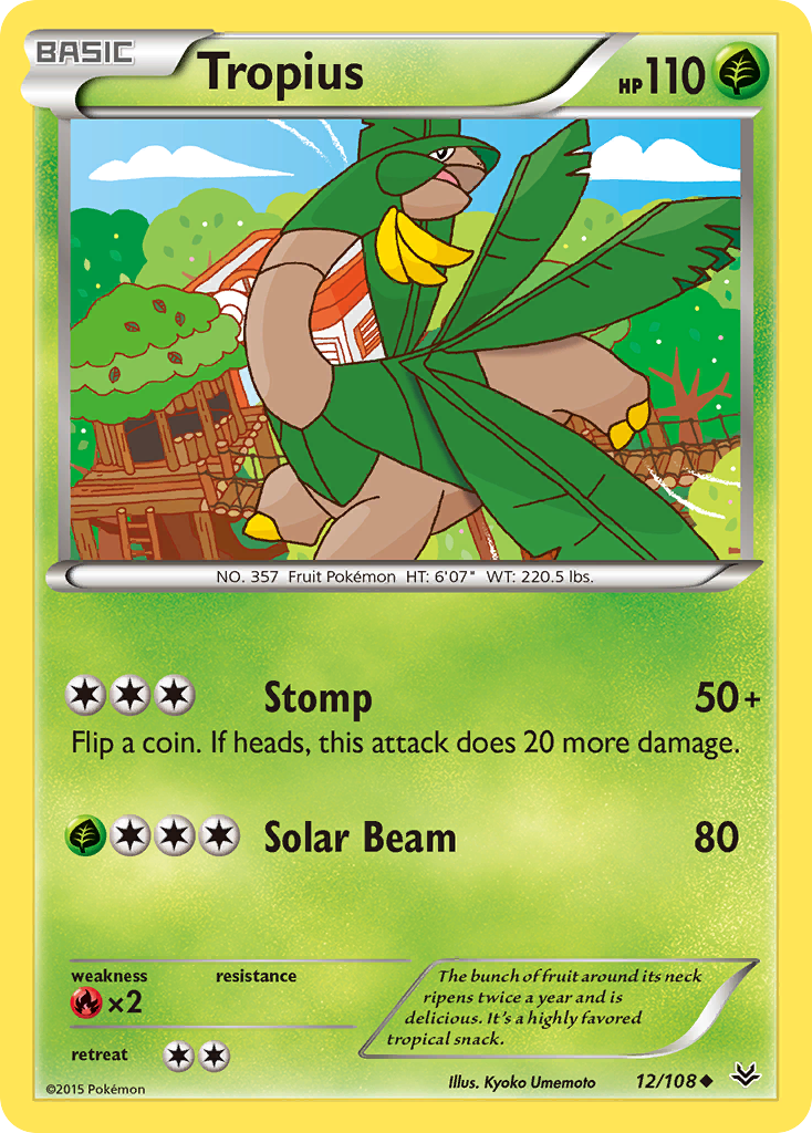 Tropius (12/108) [XY: Roaring Skies] | Cracking-Singles