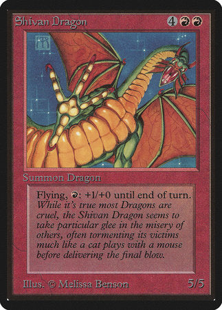 Shivan Dragon [Limited Edition Beta] | Cracking-Singles