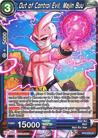 Out of Control Evil, Majin Buu [BT3-048] | Cracking-Singles