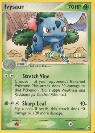 Ivysaur (35/100) (Prerelease Promo) [Nintendo: Black Star Promos] | Cracking-Singles