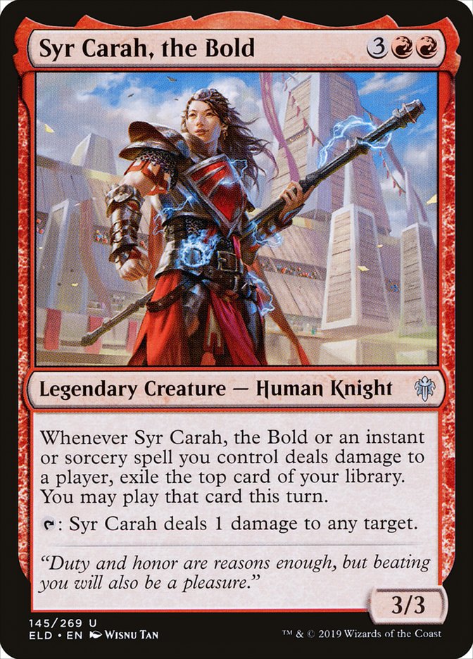 Syr Carah, the Bold [Throne of Eldraine] | Cracking-Singles