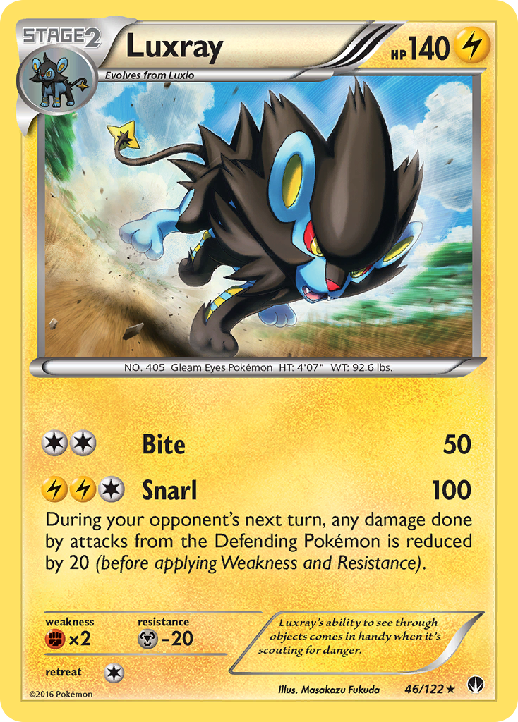 Luxray (46/122) [XY: BREAKpoint] | Cracking-Singles