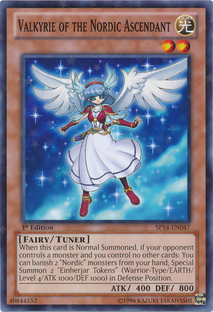 Valkyrie of the Nordic Ascendant [SP14-EN047] Starfoil Rare | Cracking-Singles